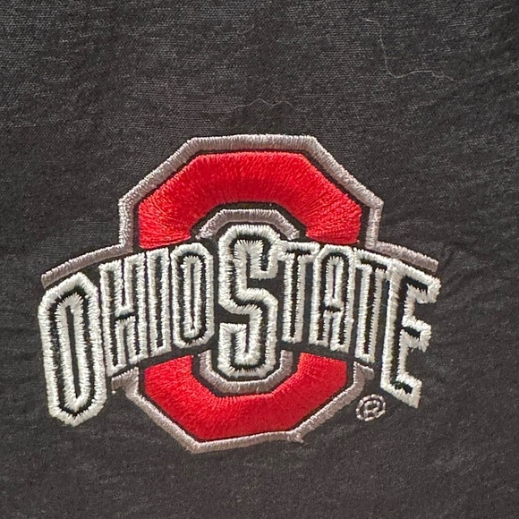 Columbia Ohio State Buckeyes Men’s Fleece Logo Zipper Vest Size Large - Picture 2 of 5